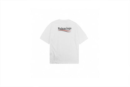 Balenciaga Wave Logo T-Shirt (White)