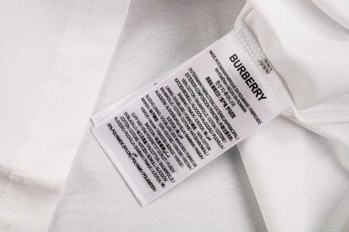 BURBERRY LONDON ENGLAND LOGO T-SHIRT WHITE