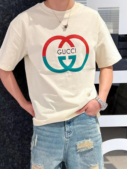 Gucci Interlocking GG Cream T-Shirt