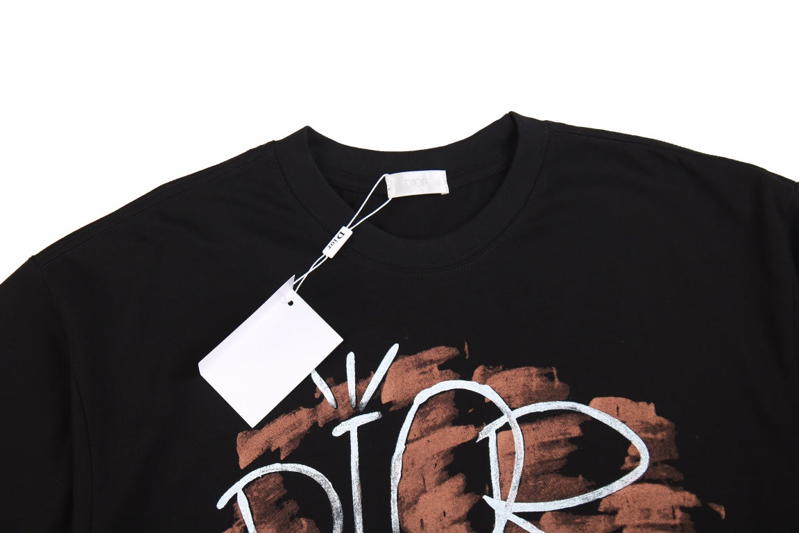 Dior T-Shirt with Artistic Logo Design