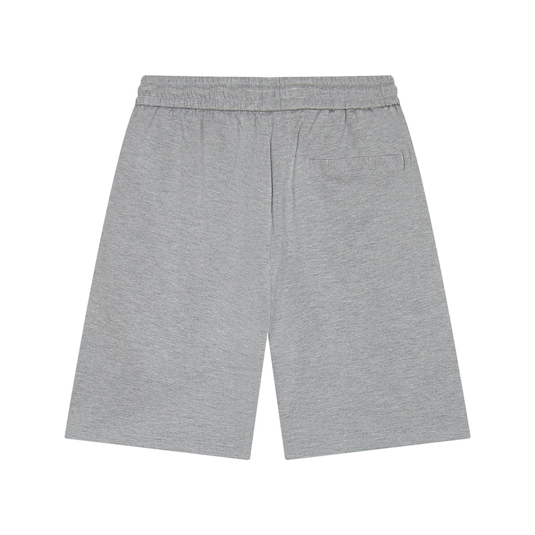 CHROME HEARTS HORSE SHOE LOGO SHORTS GREY