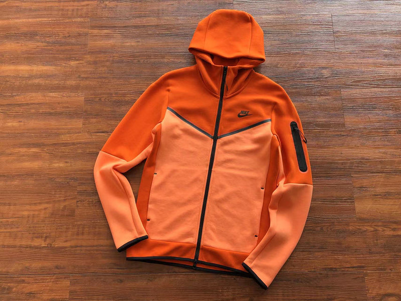 NIKE TECH FLEECE HOODIE x CAMPFIRE ORANGE