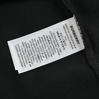 Burberry T-Shirt - Black with Graphic Design