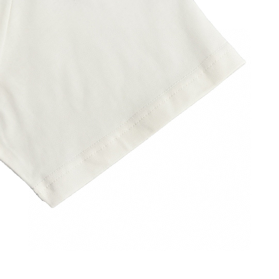 Chanel Double C Logo T-Shirt (White)