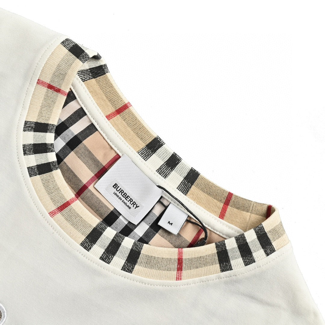 Burberry Logo Collar Detail T-Shirt Primereps