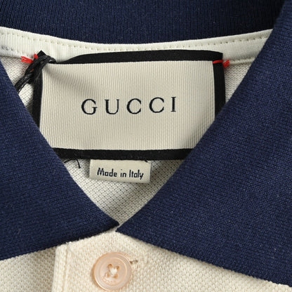 Gucci Polo Shirt with Logo Tape