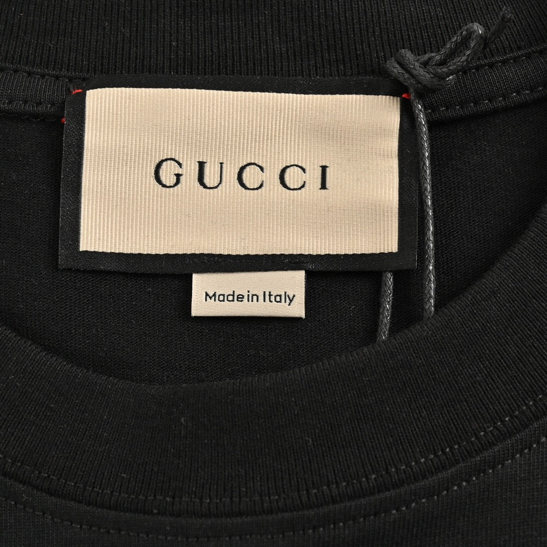 Gucci Embellished Black T-Shirt