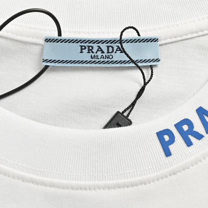 Prada Milano Logo T-Shirt (White)