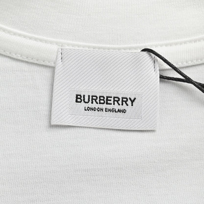 Burberry Equestrian Logo White T-Shirt