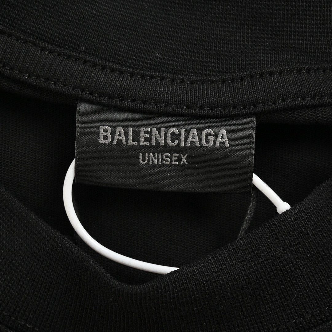 Balenciaga Oversized '8' Logo T-Shirt (Black)