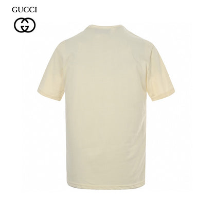 Gucci Cream T-Shirt with Bear Graphic