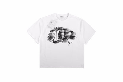 Dior T-Shirt with Artistic Logo Design