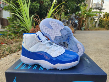 JORDAN 11 Blue and White