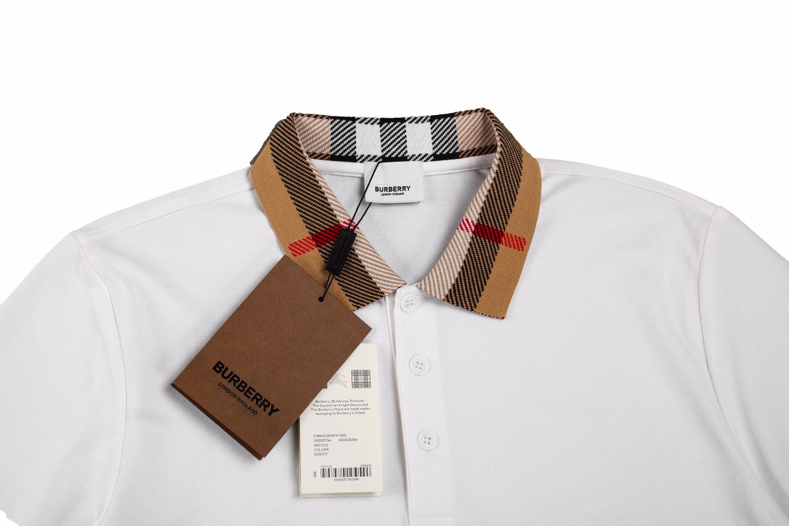 Burberry Polo Shirt (White)