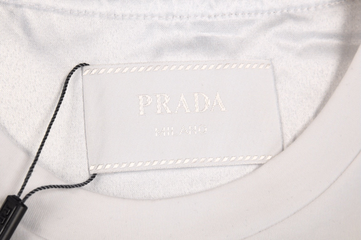 Prada Logo T-Shirt (White)