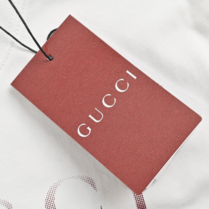 Gucci White T-Shirt with Firenze 1921 Logo