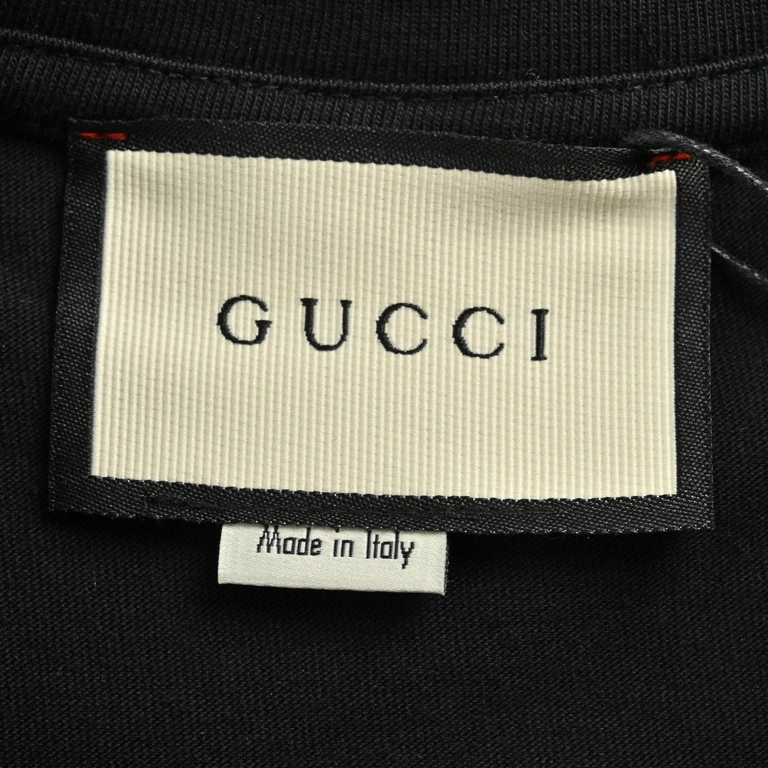 Gucci Splatter Logo T-Shirt (Black)