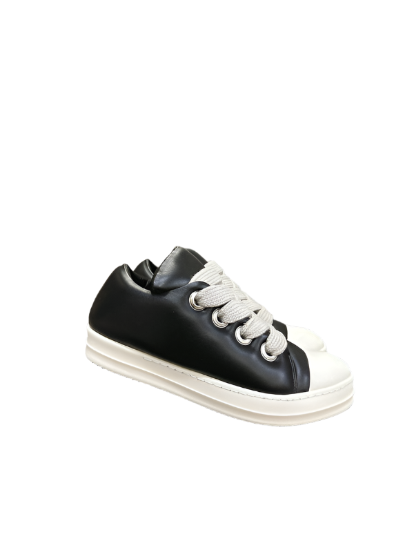 Rick Owens Black Low-Top Sneakers