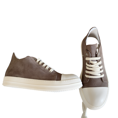 Rick Owens taupe Low-Top Sneakers