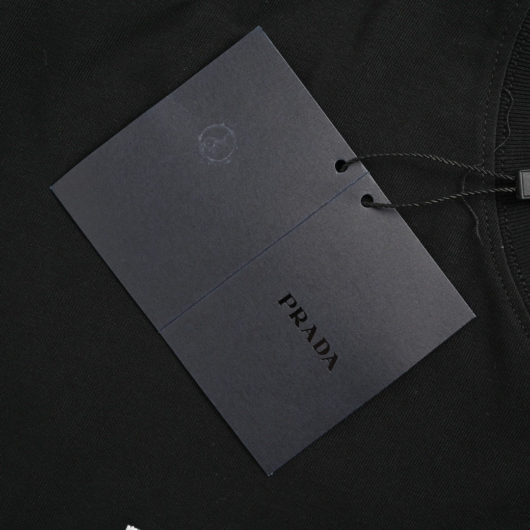 Prada Graphic Logo T-Shirt (Black)