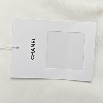 Chanel Double C Logo T-Shirt (White)