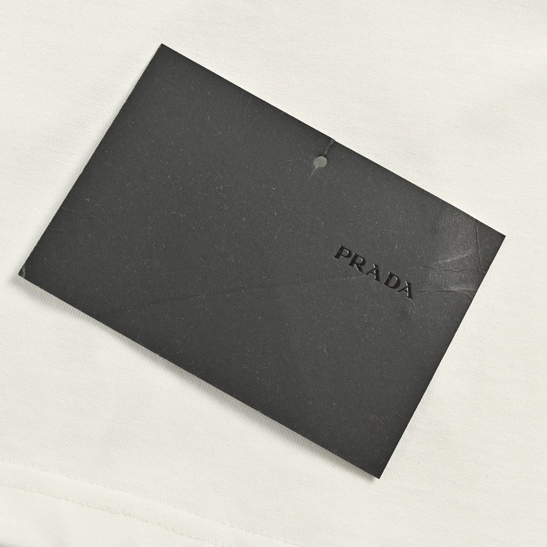 Prada Milano White Emblem T-Shirt