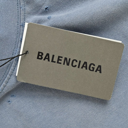 BALENCIAGA VINTAGE LOGO T-SHIRT BLUE