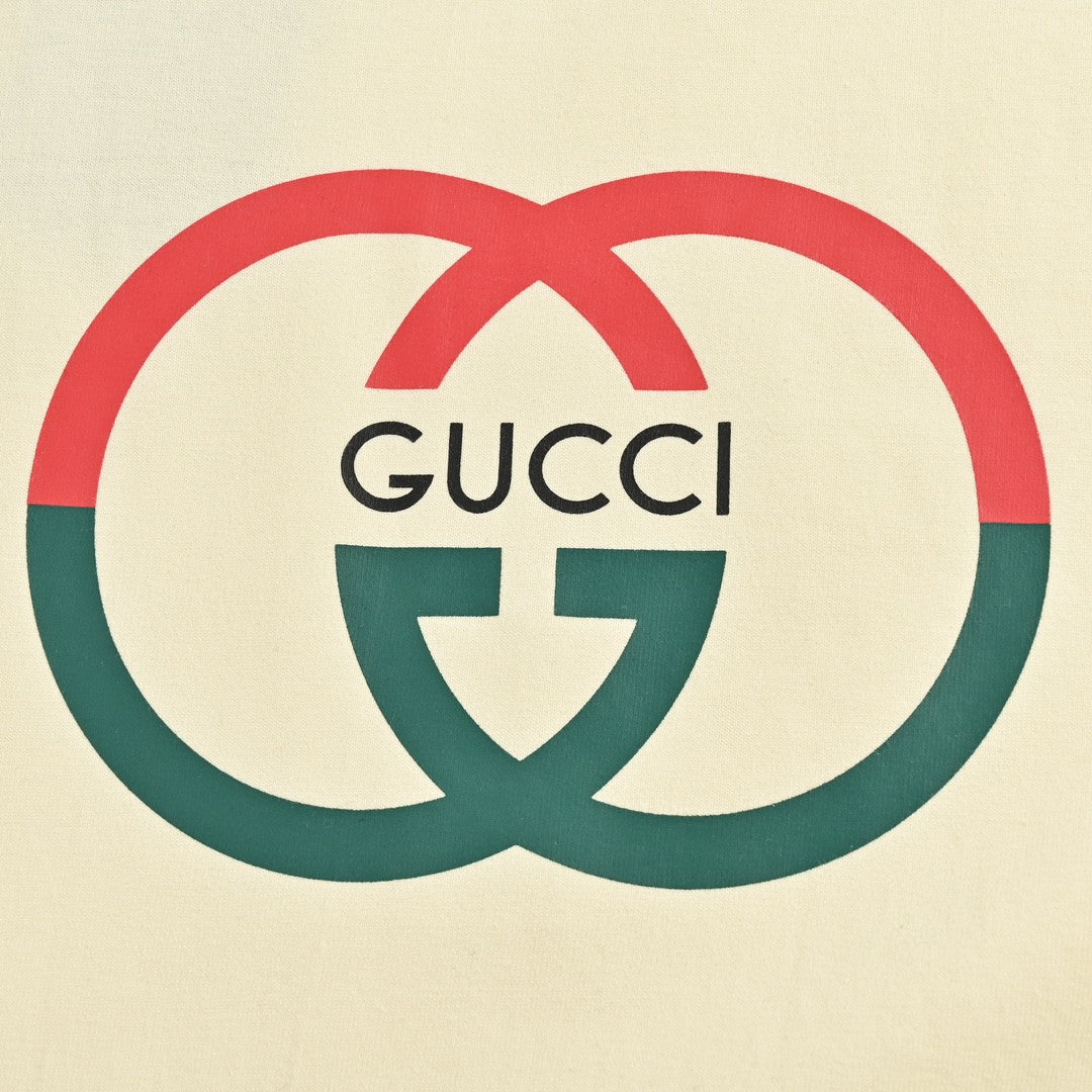 Gucci Interlocking GG Cream T-Shirt