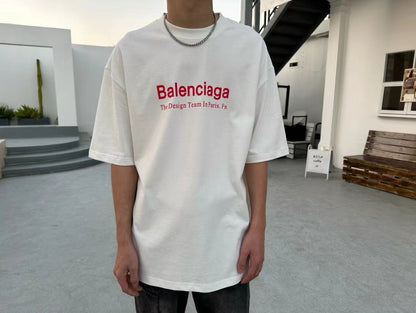 Balenciaga Stencil Logo T-Shirt (White)