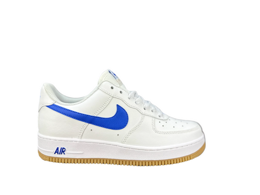 NIKE AIR FORCE 1 "Gum Sole White/Blue"