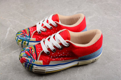 Vibrant Canvas Low Top Sneakers