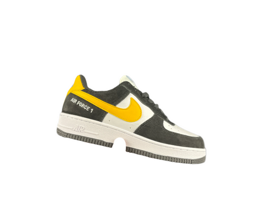 NIKE AIR FORCE 1 Low "Black/White/Yellow Swoosh"