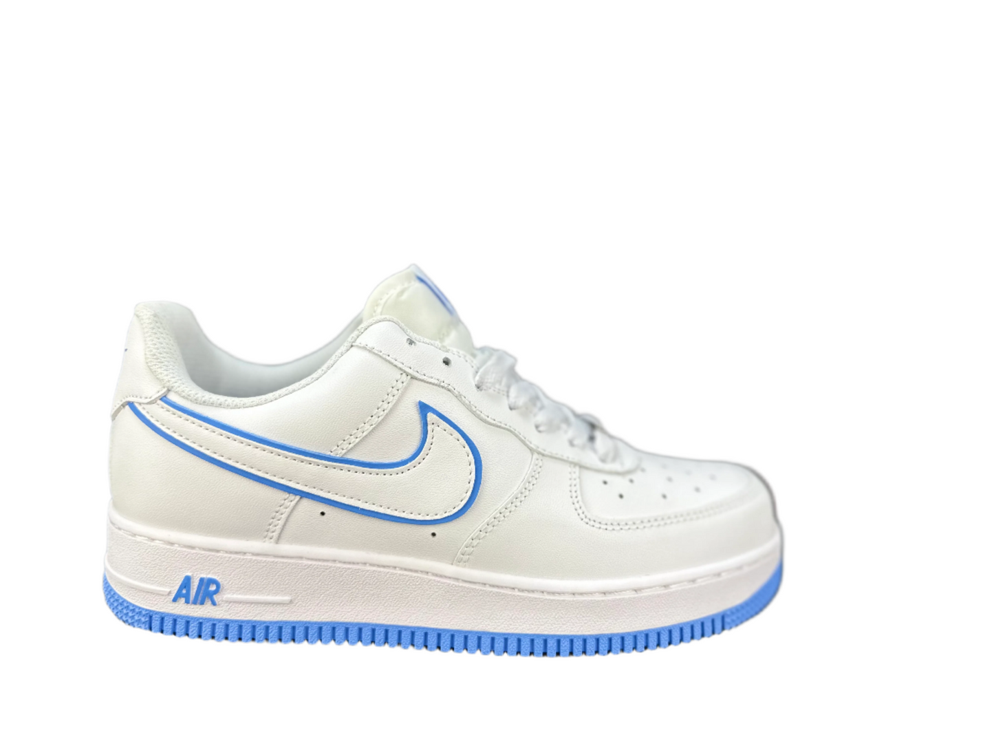 NIKE AIR FORCE 1 "Double Swoosh White/Blue"