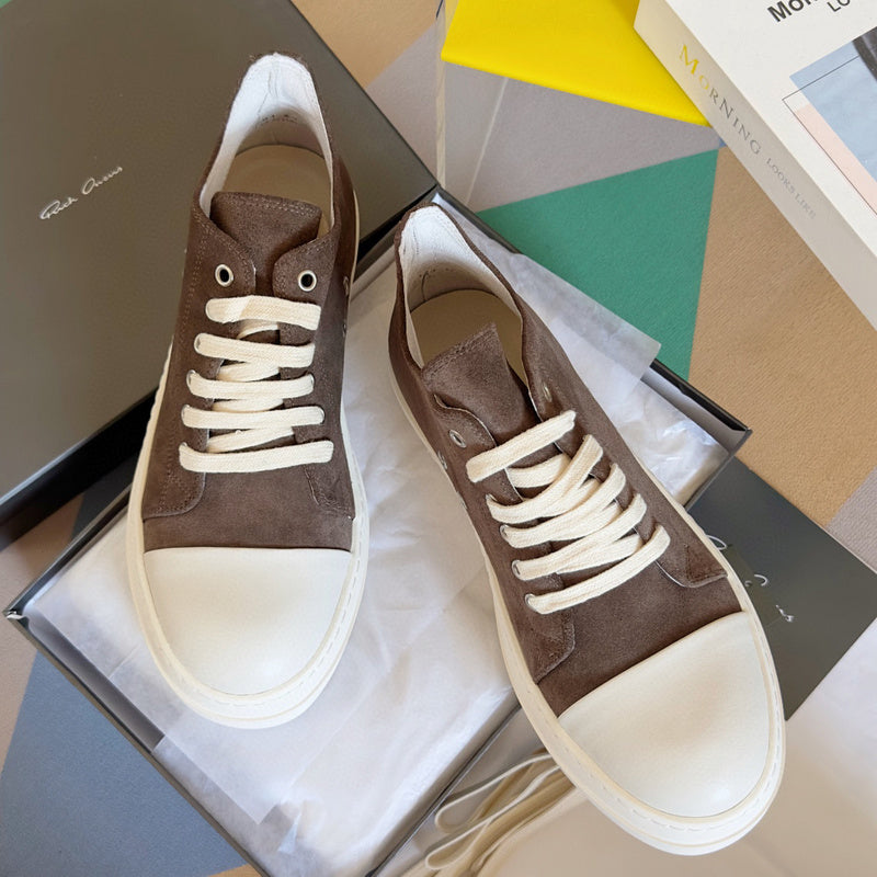 Rick Owens taupe Low-Top Sneakers