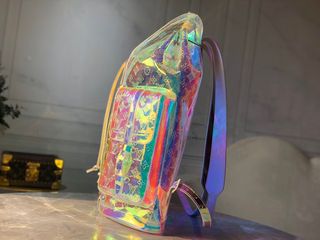 LOUIS VUITTON MONOGRAM GM PRISM HOLOGRAPHIC BACKPACK