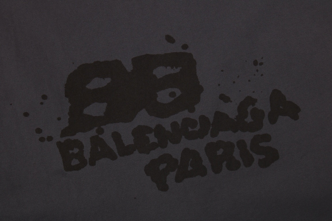 Balenciaga T-shirt with Paris Print