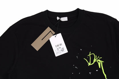 Dior T-shirt with Neon Logo