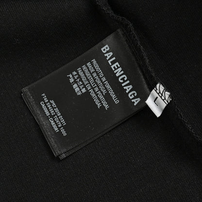 Balenciaga Long Sleeve Logo Shirt - Black