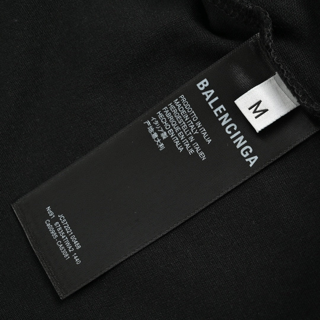 BALENCIAGA POLITICAL CAMPAIGN T-SHIRT BLACK