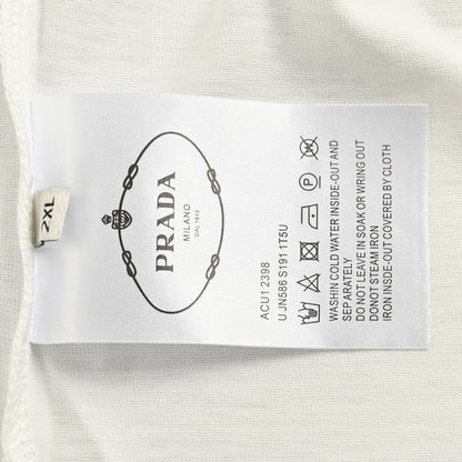 Prada Milano White Emblem T-Shirt