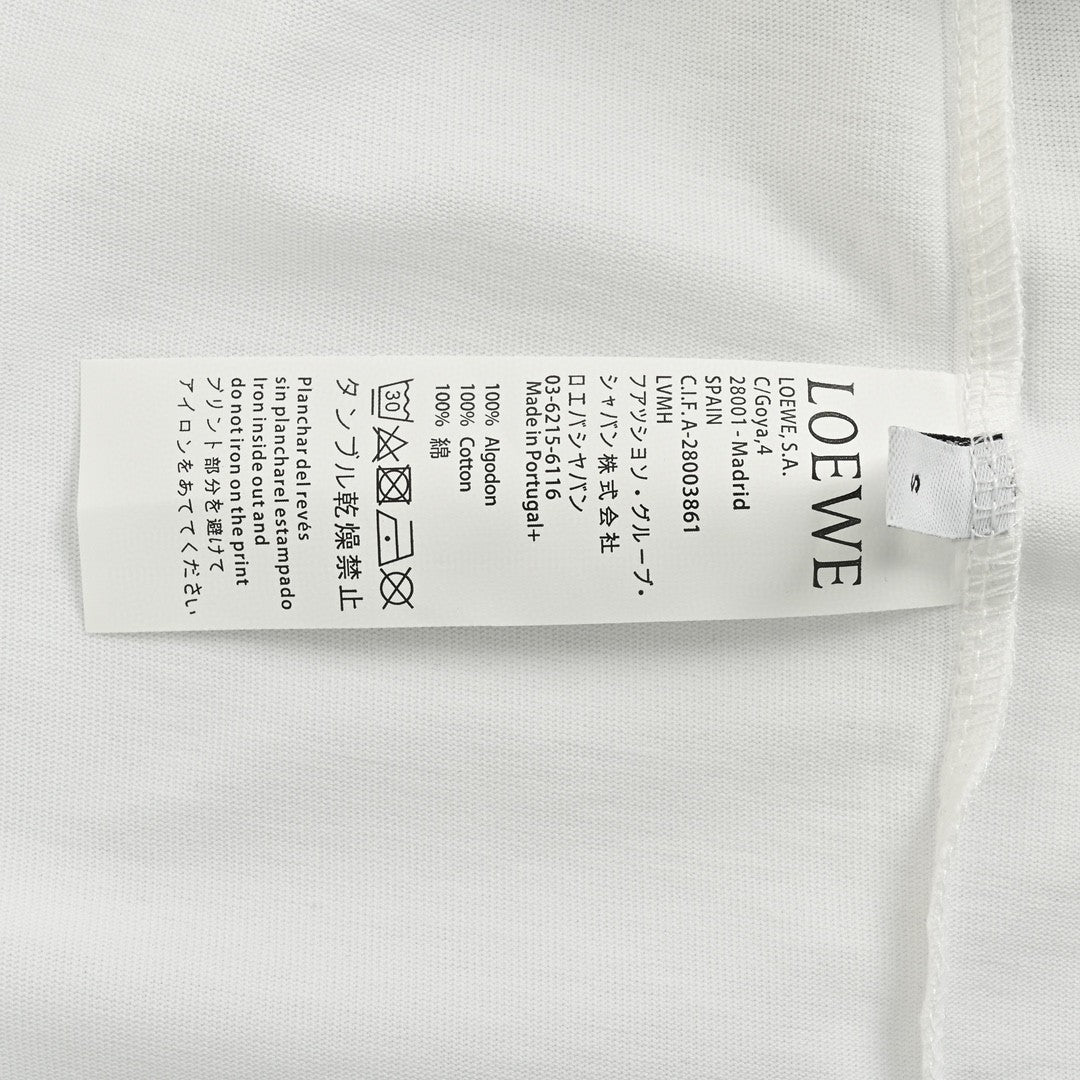 Loewe White Pocket Logo T-Shirt