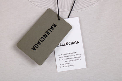 BALENCIAGA LOGO T-SHIRT GRAY