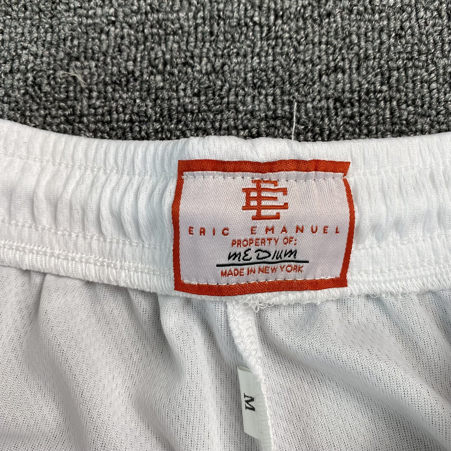 ERIC EMANUEL EE BASIC SHORTS WHITE/GREY/MAROON