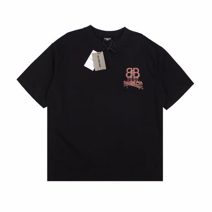 BALENCIAGA LOGO T-SHIRT BLACK - Prime Reps