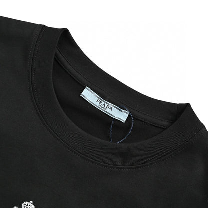 Prada Milano Black Logo T-Shirt