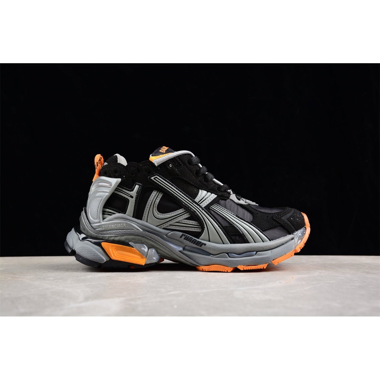 BALENCIAGA RUNNER x BLACK GREY ORANGE - Prime Reps