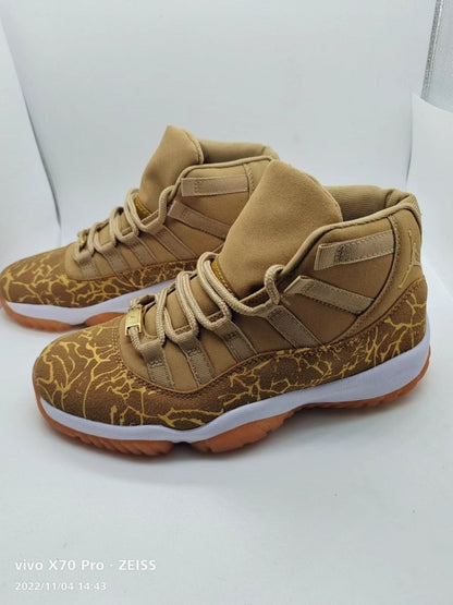 AIR JORDAN 11 "Gold Olive" - Prime Reps