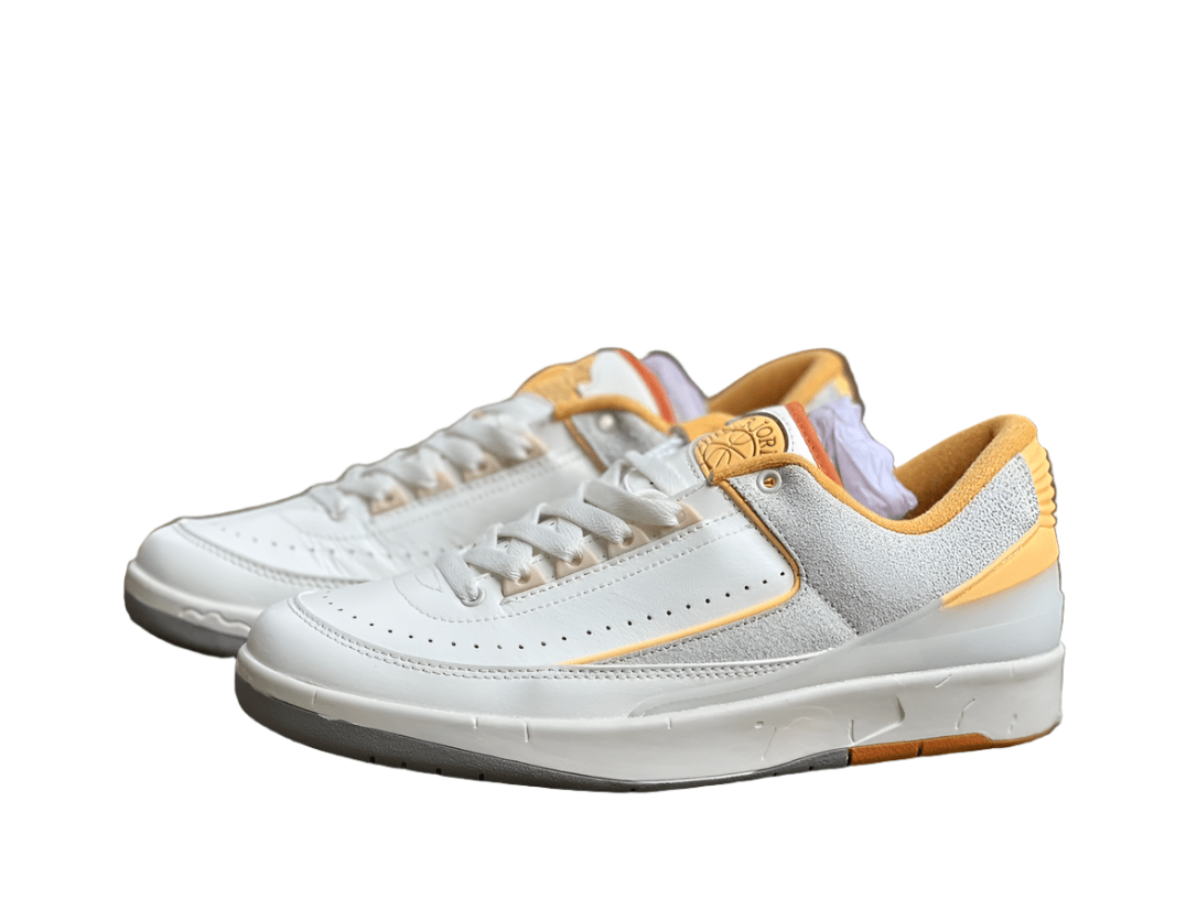 Air Jordan 2 Low Grey/White/Orange - Prime Reps