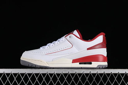 AIR JORDAN 2/3 RETRO WHITE/VARSITY RED/SAIL/CEMENT GREY - Prime Reps