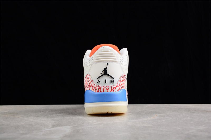 AIR JORDAN 3 MR TRIPLE DOUBLE PE WHITE/RED/BLUE - Prime Reps